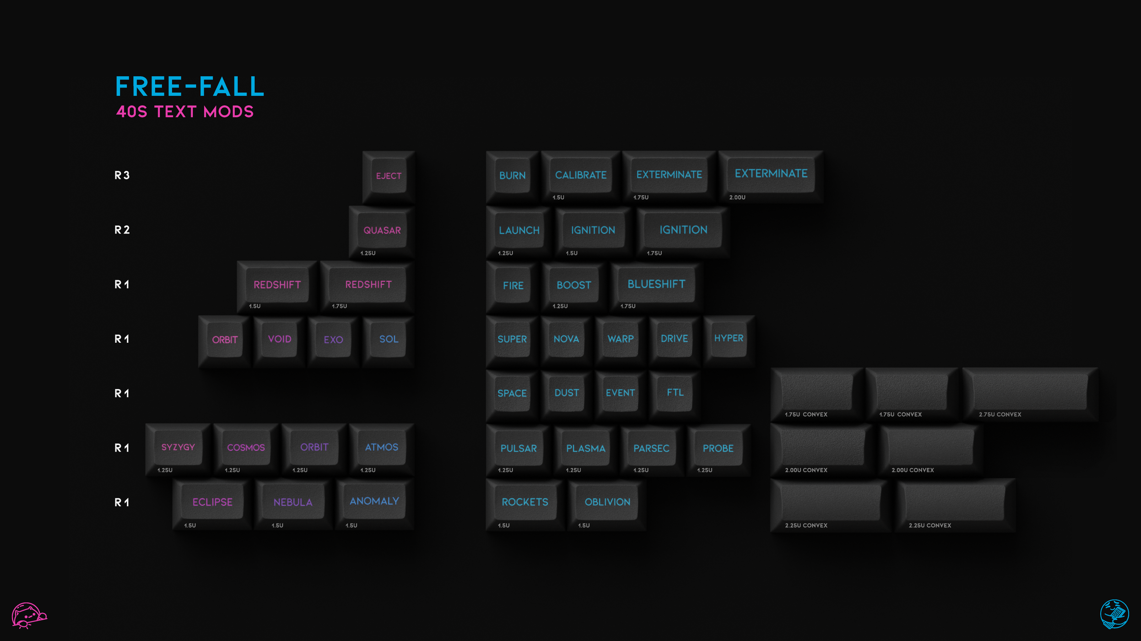 FREE-FALL - 40s Text Mods